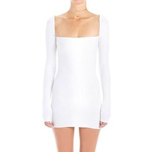 NWT Are you an i Anke dress white M